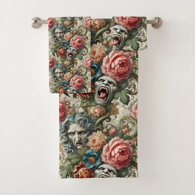 The Hag & the Howl - Gothic Viktorianisch Badhandtuch Set (Insitu)