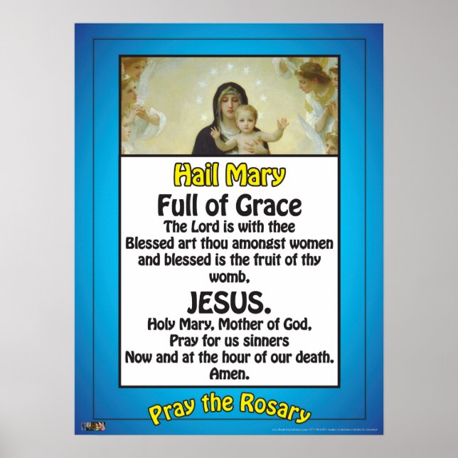 The Hail Mary Poster (Vorne)