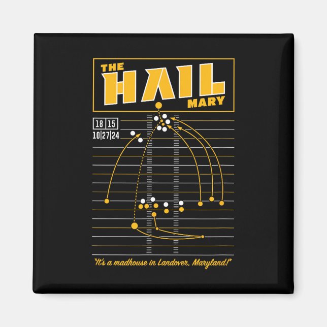 The Hail Mary - Washington Magnet (Vorne)