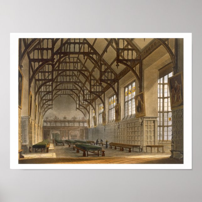 The Hall of Trinity Uni, Cambridge, from 'The Poster (Vorne)