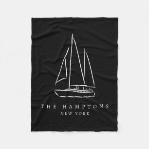 The Hamptons New York Yacht Club Segel Souvenir Fleecedecke