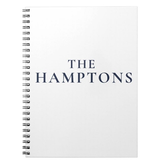 The Hamptons Preppy Coastal Journal Notizblock (Vorderseite)