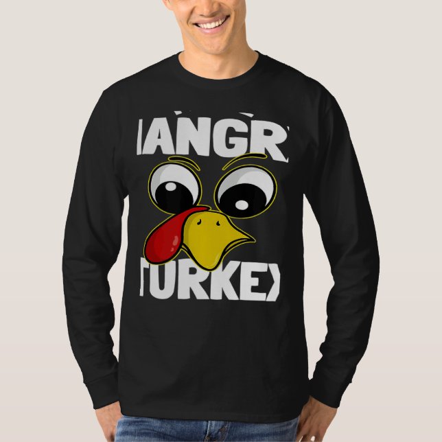 The hangry Turkey Family Group Matching Thanksgivi T-Shirt (Vorderseite)