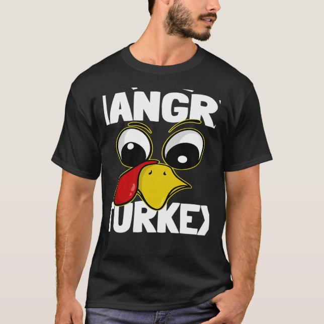 The hangry Turkey Family Group Matching Thanksgivi T-Shirt (Vorderseite)