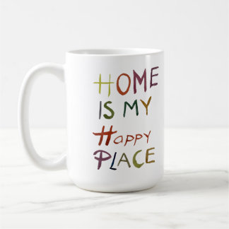 The Happy Introvert “Home Is My Happy Place” Kaffeetasse