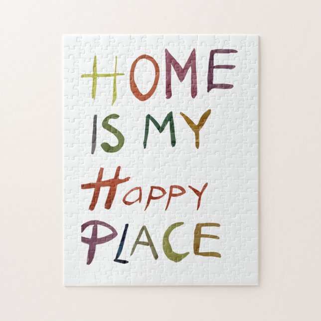 The Happy Introvert “Home Is My Happy Place” Puzzle (Vertikal)