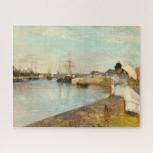 The Harbor at Lorient by Berthe Morisot Puzzle