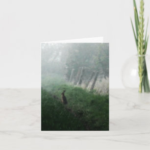 "The Hare I Saw in My Dream" Dankeskarte