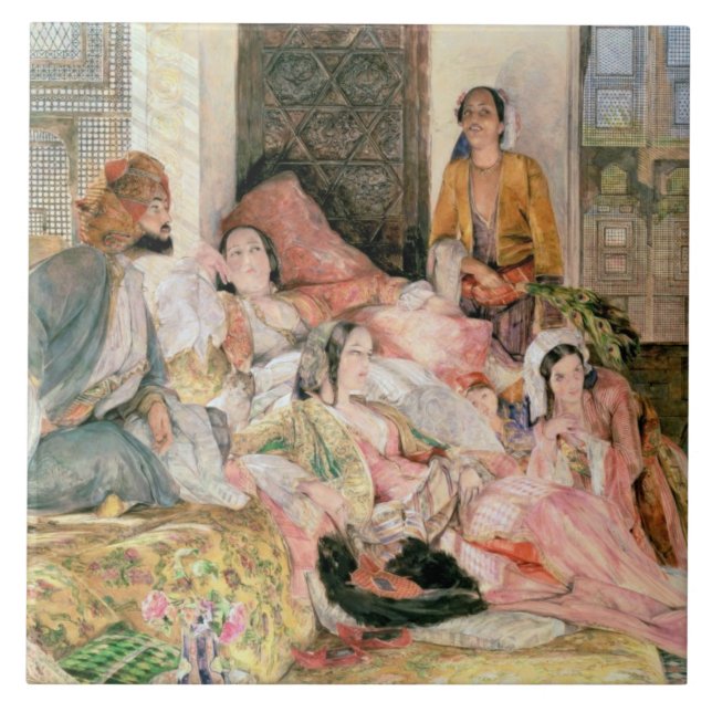 The Harem, c.1850 Fliese (Vorderseite)