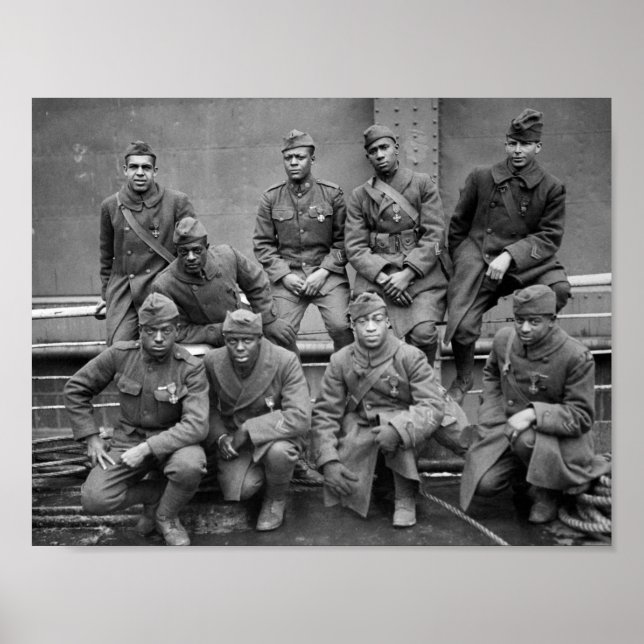 The Harlem Hellfighters - WW1 1919 Poster (Vorne)