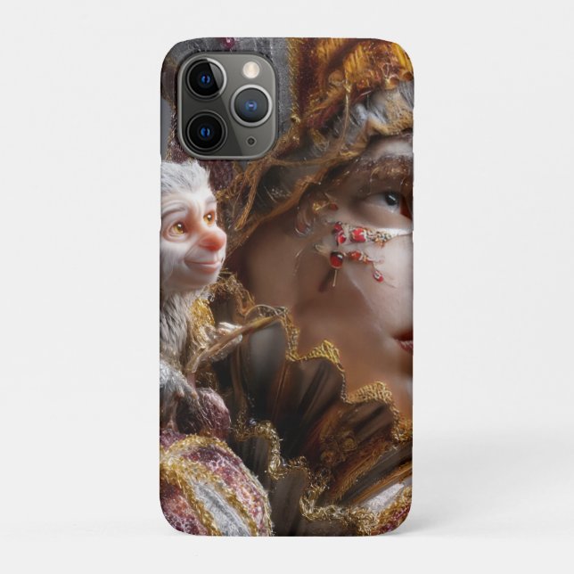 The Harlequin Monkey with Magic Wings Case-Mate iPhone Hülle (Rückseite)