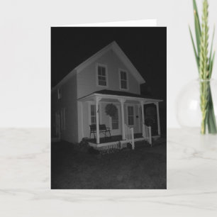 "The Harris House After Dark" Hallowe’en card Karte
