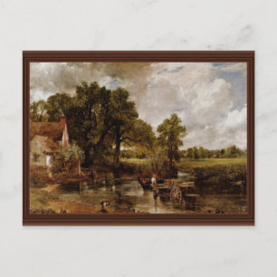 The Hay Wain by Constable John (Beste Qualität) Postkarte