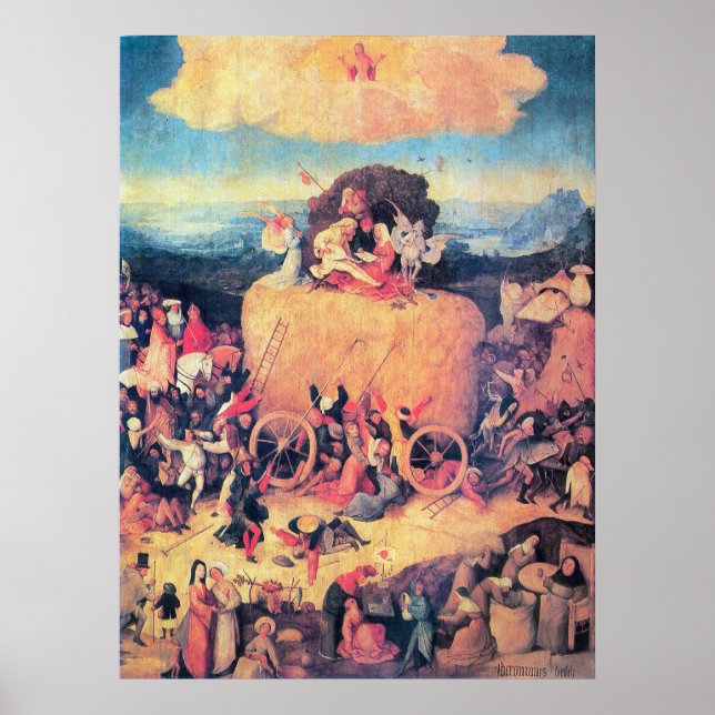The Haywain Triptych Print Poster (Vorne)