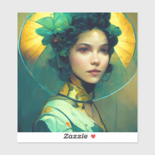 The Headdress Fantasy Sci-Fi Aufkleber