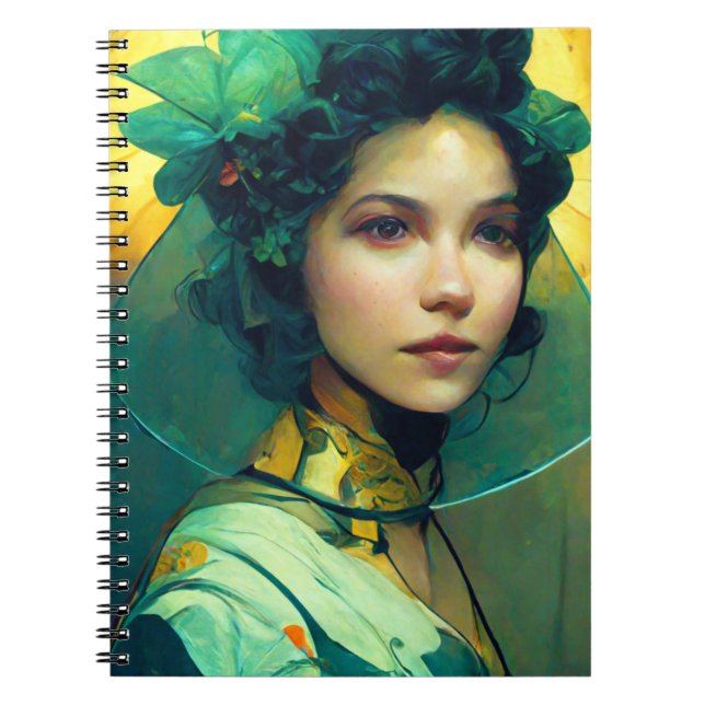 The Headdress Fantasy Sci-Fi Notizblock (Vorderseite)