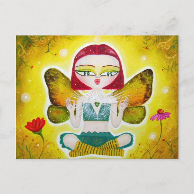The Healer Fairy Postcard Postkarte (Vorderseite)