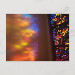 The Healing Window Glass Church Postcard Postkarte