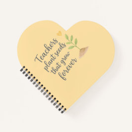 The heart of teaching notizbuch