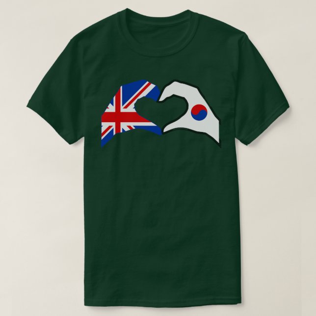 The Heart UK Korea Patriot Flag Serie T-Shirt (Design vorne)