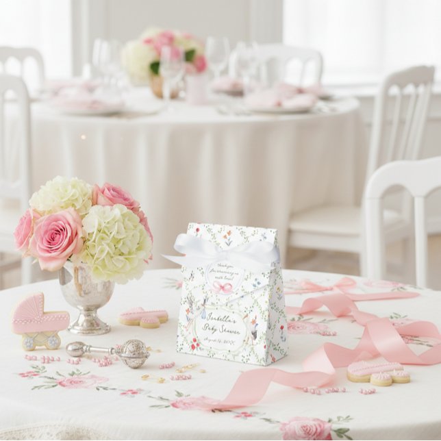 The Heirloom Rose & Ribbon Signature Stork Geschenkschachtel (Von Creator hochgeladen)