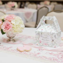 The Heirloom Rose & Ribbon Signature Stork Geschenkschachtel