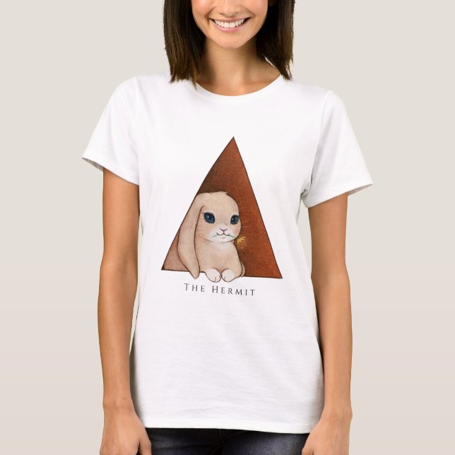 "The Hermit" Bunny T-Shirt (Vorderseite)