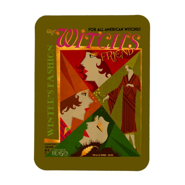 The Hexe's Friend November Magazine Magnet (Vertikal)