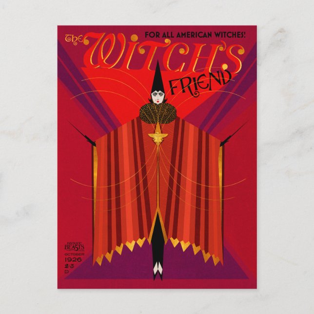 The Hexe's Friend October Magazine Postkarte (Vorderseite)