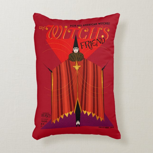 The Hexe's Friend October Magazine Zierkissen (Vorderseite(Vertikal))