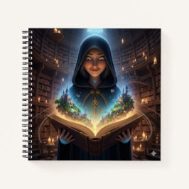 The Hidden Library Guardian Notebook Notizbuch