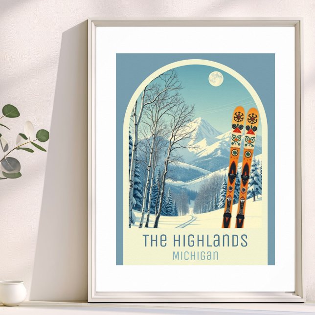 The Highlands Michigan ski resort  Poster (Von Creator hochgeladen)