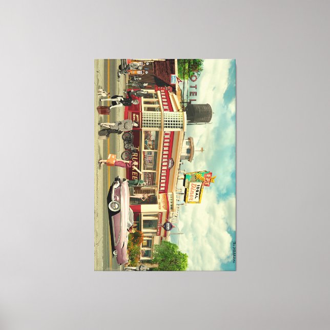 The Hitchhickers Leinwanddruck (Vorderseite)