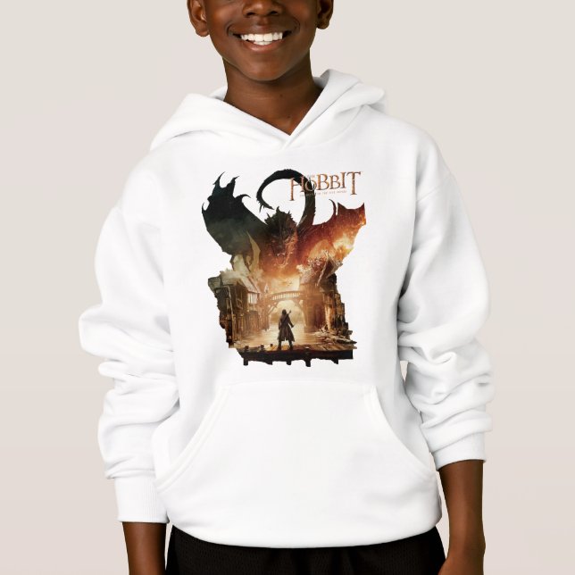 The Hobbit - Laketown Movie Poster Hoodie (Vorderseite)