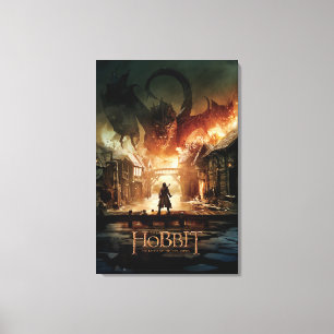 The Hobbit - Laketown Movie Poster Leinwanddruck