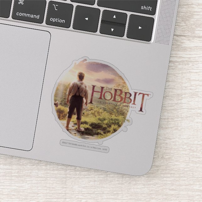 The Hobbit Logo with BILBO BAGGINS™ Back Aufkleber (Detail)