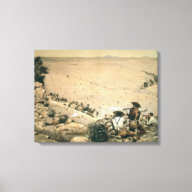 "The Hold Up", c.1900 (Öl auf Leinwand) Leinwanddruck (Vorderseite)