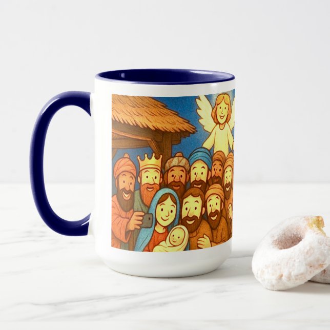 The Holy Night Limited Edition 15oz Xmas Mug 2025 Tasse (Mit Donut)