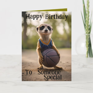 "The Hoop Star Baby Meerkat" Geburtskarte Karte