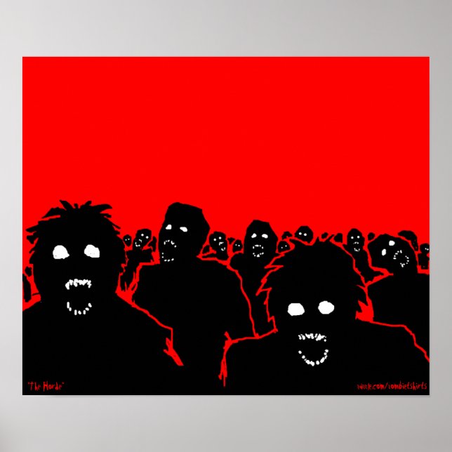 "The Horde" Zombie Poster (Vorne)
