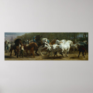 "The Horse Fair" von Rosa Bonheur Poster, drucken Poster