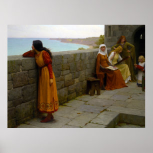 The Hostage, c. 1912 von Edmund Blair Leighton Poster