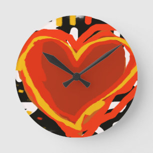 the hour of love runde wanduhr
