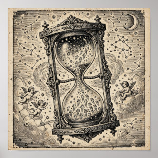 The Hourglass of Souls Kunstprint Poster