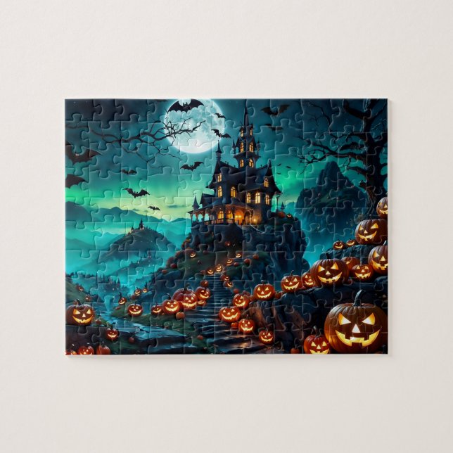 The House by the Pumpkin Road Puzzle (Horizontal)