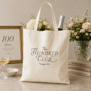The Hundred Club Vintage 100. Geburtstag Tragetasche