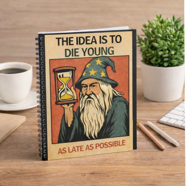 The Idea Is to Die Young as Late as Possible”  Notizblock (Von Creator hochgeladen)