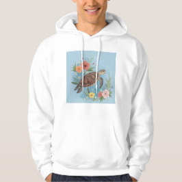 The illustration of a sea turtle hoodie