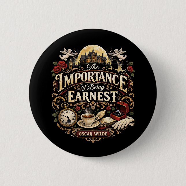 The Importance of Being Earnest Button (Vorderseite)