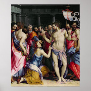 The Incredulity of St. Thomas, c.1547 Poster